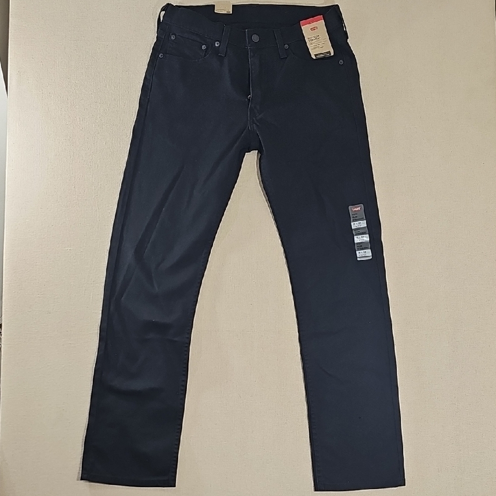 Levi's Men's Midnight Black Straight Jeans